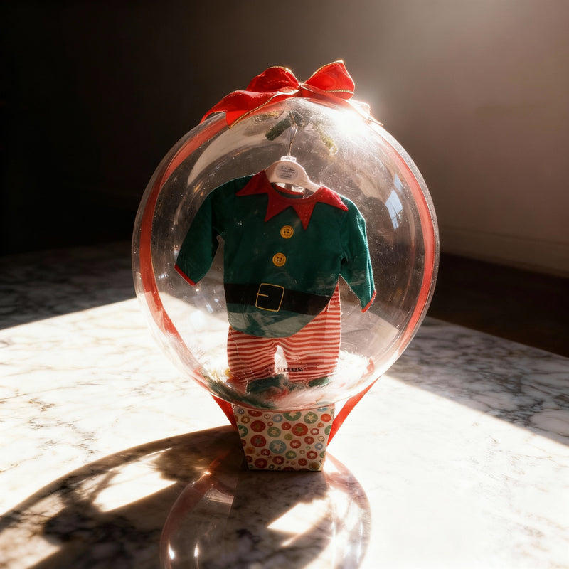 Christmas Elf Outfit Balloon Gift