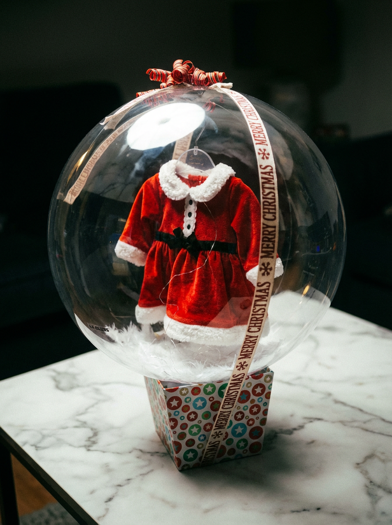 First Christmas Dress Balloon Gift